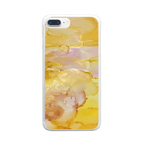 夕やけ Clear Smartphone Case