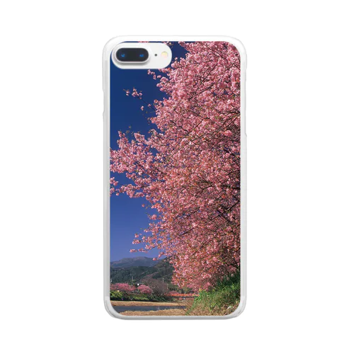 早咲きの桜 Clear Smartphone Case