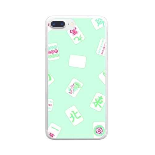 麻雀クリームソーダ Clear Smartphone Case