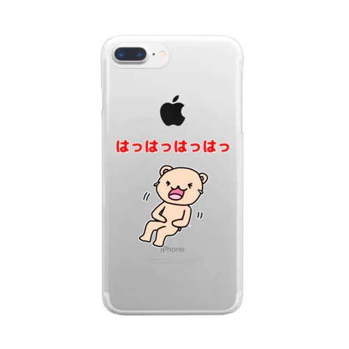 とりあえず笑っとこ。 Clear Smartphone Case