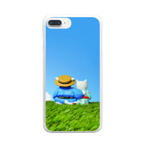 親子猫 Clear Smartphone Case