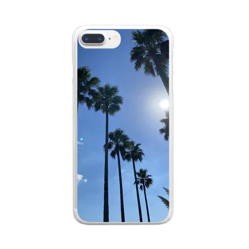 ヤシの木やっしー🌴 Clear Smartphone Case