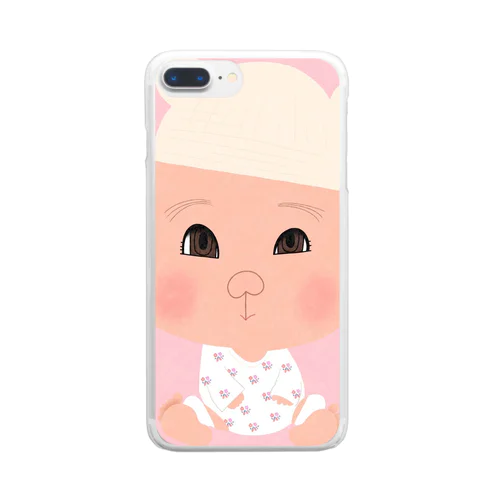 はる♡ちゃん Clear Smartphone Case