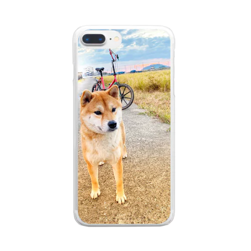 柴犬　威武（イブ）君 Clear Smartphone Case