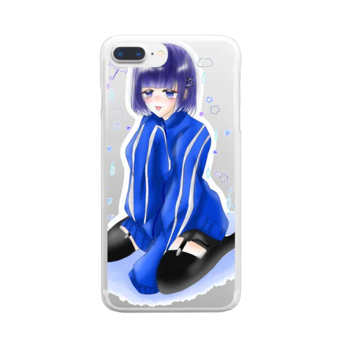 雨と星 地雷女子 Clear Smartphone Case