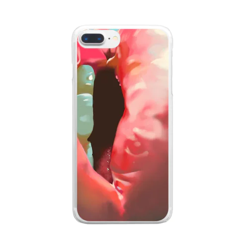 love me lip Clear Smartphone Case