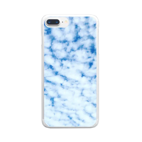 青空と雲 Clear Smartphone Case