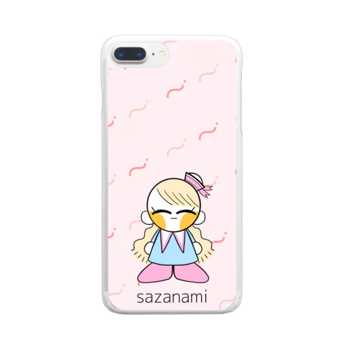 sazanamiケ〜ス Clear Smartphone Case