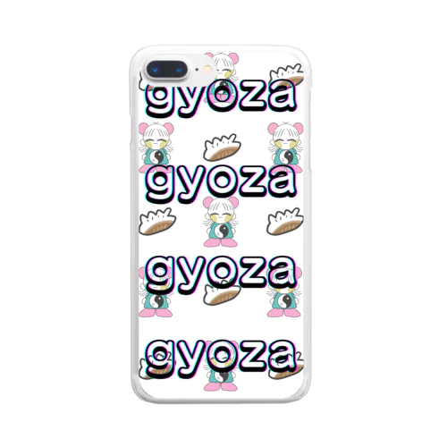 gyoza狂ケ〜ス Clear Smartphone Case