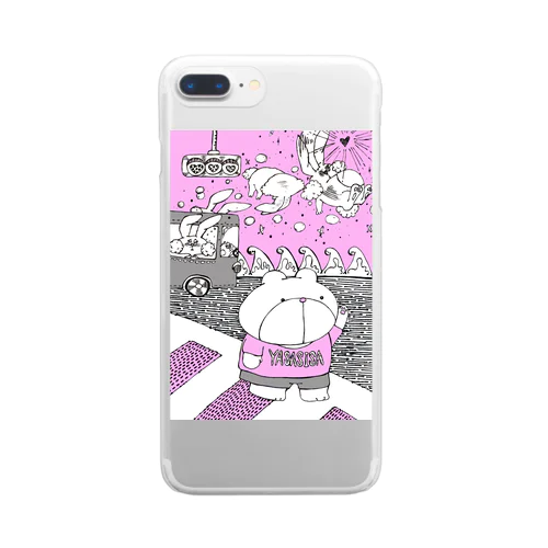 うさ恋★くまさんにズキューーーーーン！ Clear Smartphone Case