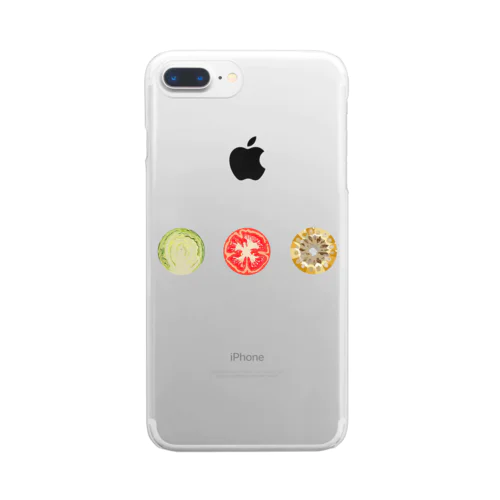 VEGETABLEs Clear Smartphone Case