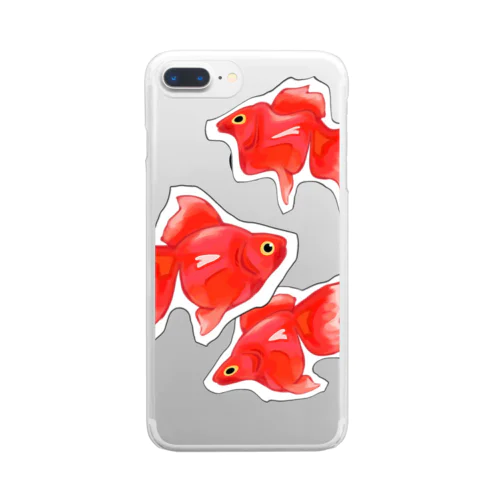 金魚鉢 Clear Smartphone Case