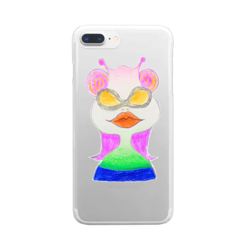 UMA！ぐるぐるちゃん Clear Smartphone Case