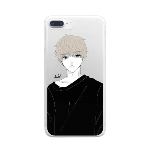 マッシュ創作男子 Clear Smartphone Case