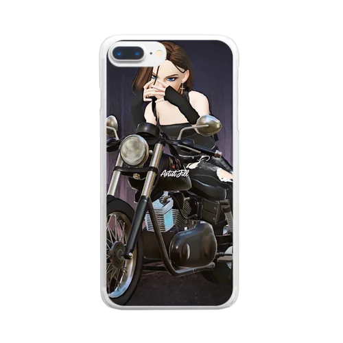 Cool woman Clear Smartphone Case