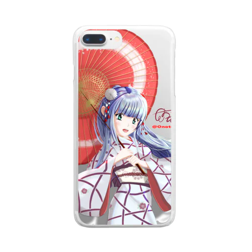 おのっち七五三 Clear Smartphone Case