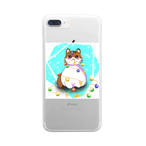 Christmas Cat  Clear Smartphone Case