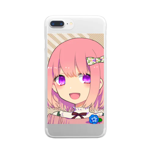 ただのピンク女子 Clear Smartphone Case