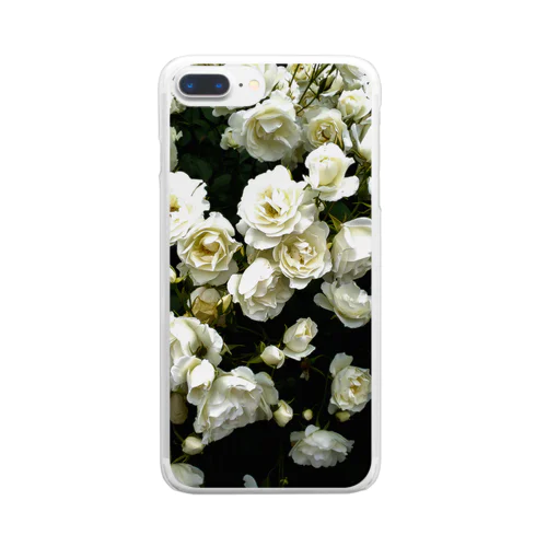 W＿Rose Clear Smartphone Case