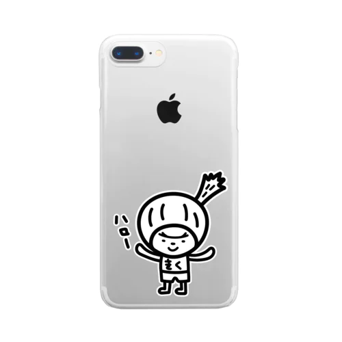 おしゃべりきくのひとりごと　ハローきく Clear Smartphone Case