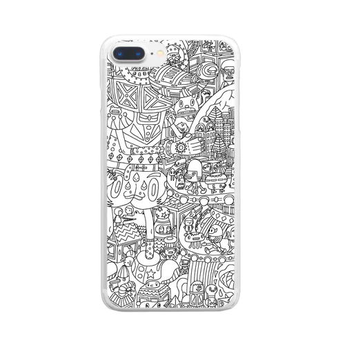 Comical Clear Smartphone Case