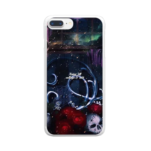 (縦長)Dark Gothic Clear Smartphone Case