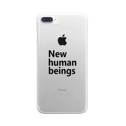 新人類　新しき人間　New human beings Clear Smartphone Case