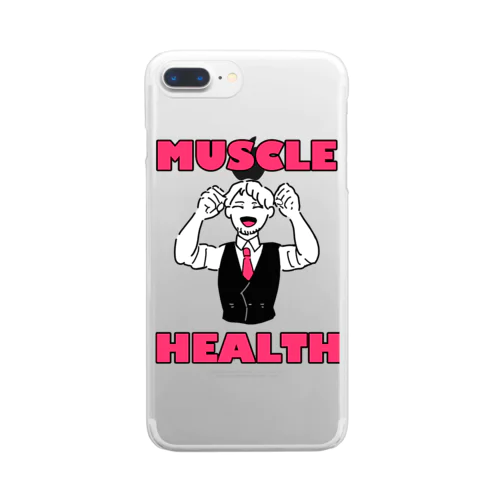 MUSCLE &HEALTH クリアスマホケース