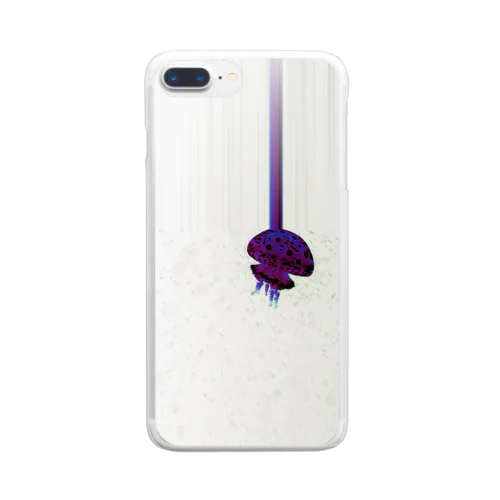 紫海月 Clear Smartphone Case