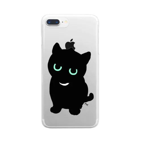 黒猫 Clear Smartphone Case