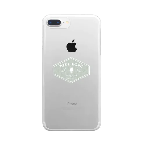 Blue Rose | classical green  Clear Smartphone Case