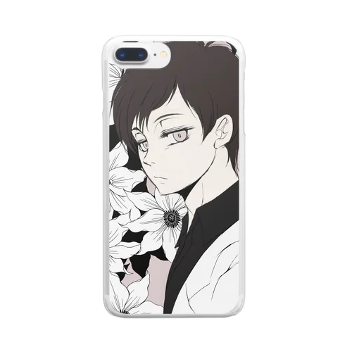 ノンバイナリー Clear Smartphone Case