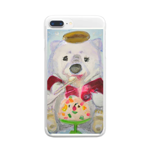 白熊 Clear Smartphone Case