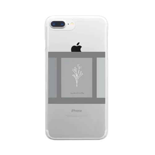 3 frame gray Clear Smartphone Case