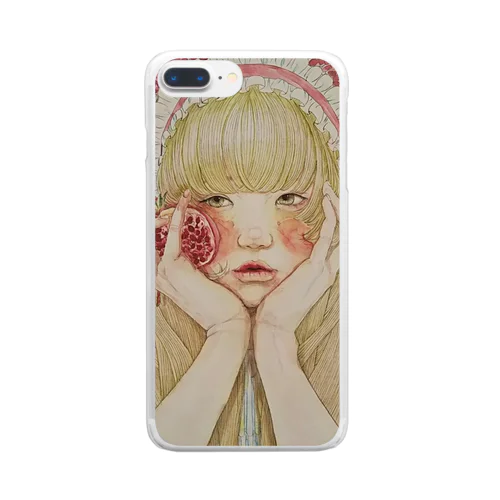 食べごろ-season Clear Smartphone Case