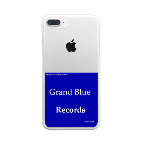 Grand Blue Records クリアスマホケース