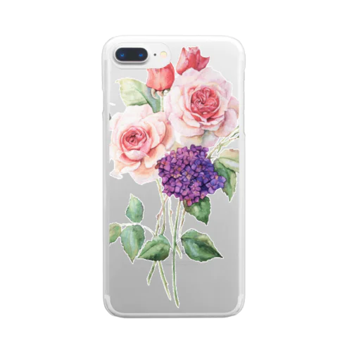 Tencent Flowers Clear Smartphone Case