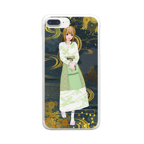 SANA(ホワイト) Clear Smartphone Case