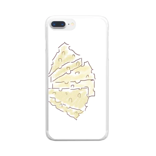 チーズ Clear Smartphone Case