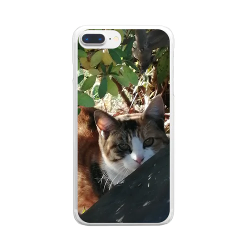 三毛猫グッズ Clear Smartphone Case