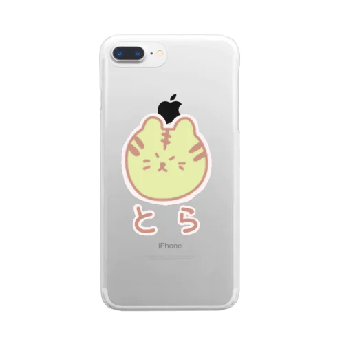 とらさん Clear Smartphone Case