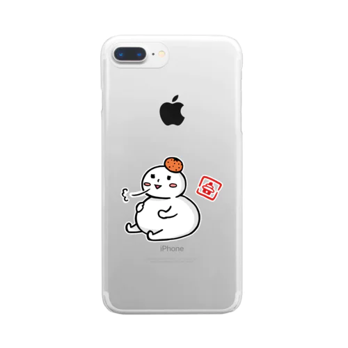 かがみもち Clear Smartphone Case