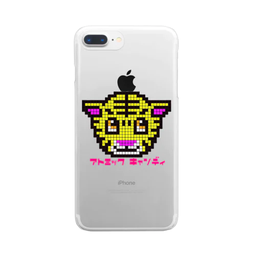 レトロチック｢トラちゃん｣ Clear Smartphone Case