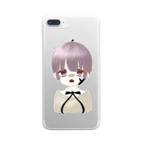 りぼんくん。 Clear Smartphone Case