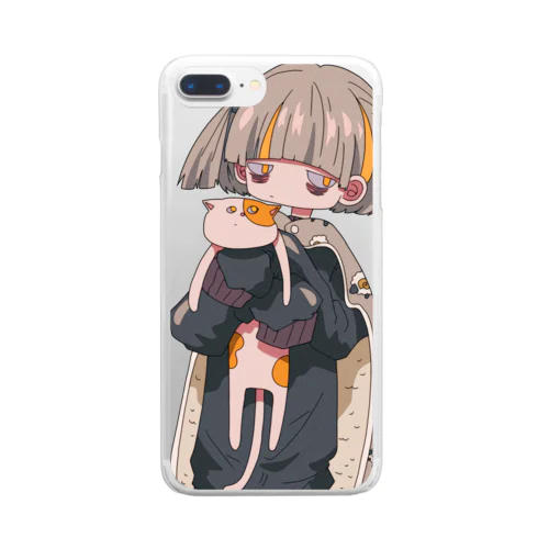 ヒツジマントのスマホケース Clear Smartphone Case