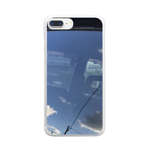 車窓に映る空 Clear Smartphone Case