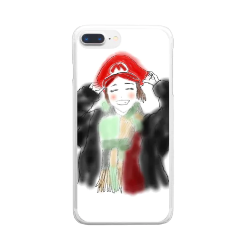 彼女が可愛い Clear Smartphone Case