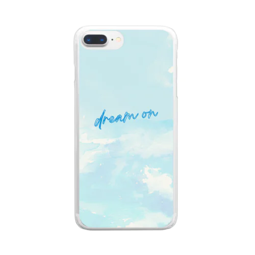 Dream on Clear Smartphone Case