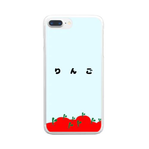 りんご。 Clear Smartphone Case