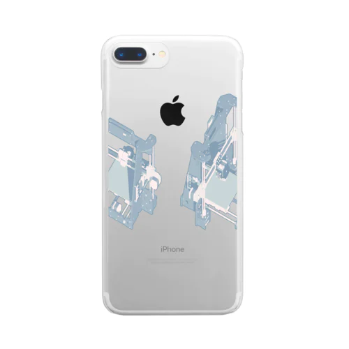 3Dプリンターマイナー Clear Smartphone Case